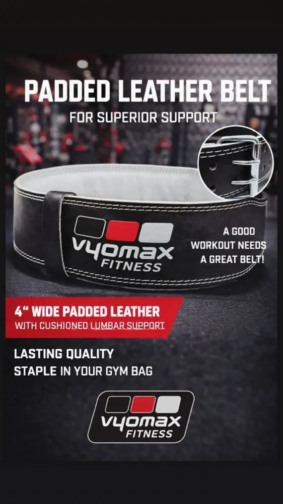 Vyomax Padded Leather Belt Large